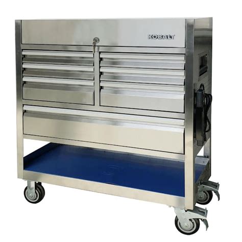 kobalt stainless steel roller cabinet